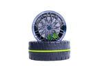 Solar Rotating Car Dashboard Air Freshener. Alloy wheel Hub design with perfume
